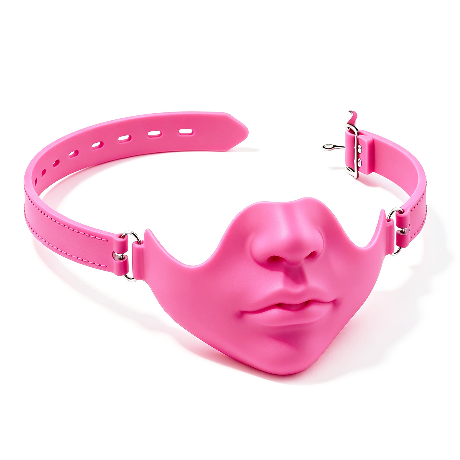 Respirator Half Face - Realistische menschliche Gesichtsmaske aus Kunstharz, 1