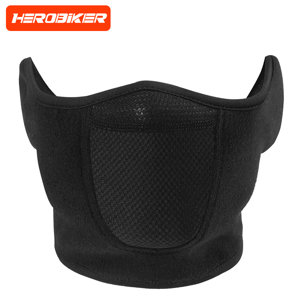 Respirator Half Face - Halbgesichtsmaske im Balaclava-Stil, Motorrad-Reitmaske, ganzjährig winddichte