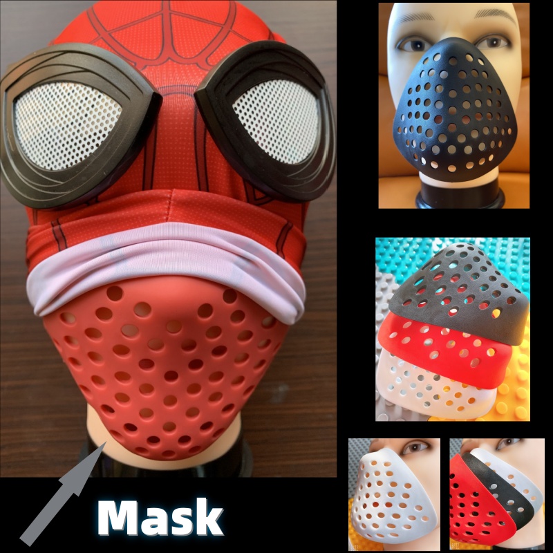 Silicone Mask Bracket - HalloweenHalf Face Shell Nase und Mund