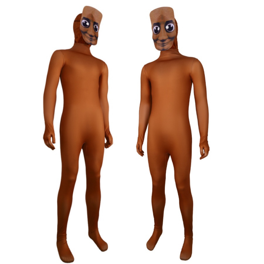 Kids Face Mask - Gelber Body, Party, Cosplay, Kostüm, Erwachsene,