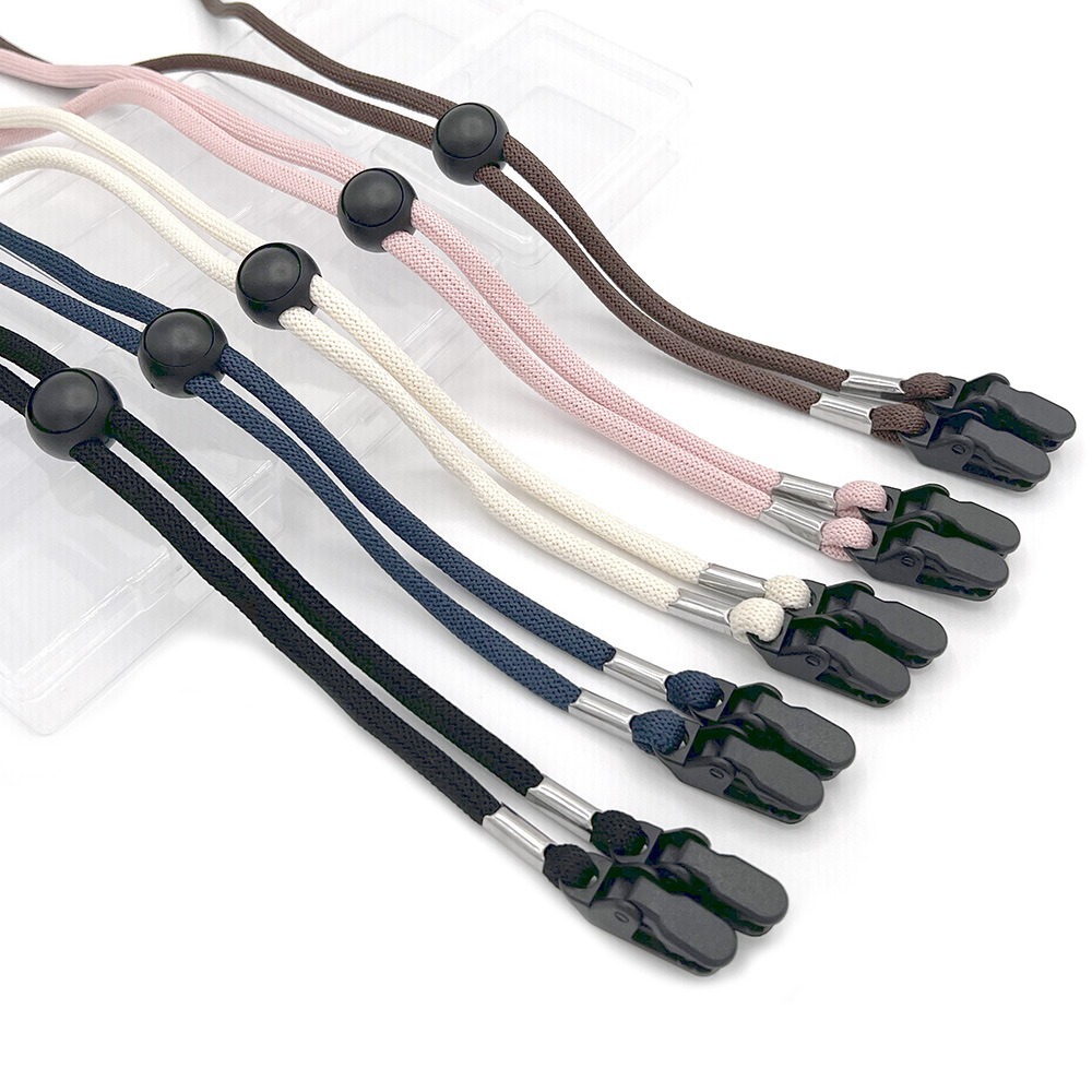Mask Lanyard Adjustable - 4/5 Stück Neue Maskenband-Halterung Hut-Sicherung Anti-Verlust-Hakenclips