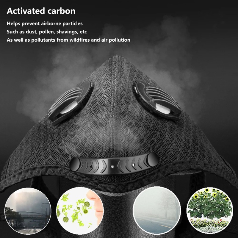 Fahrrad-Gesichtsmaske, sportli – Dust Mask Construction Bewertung und Preis