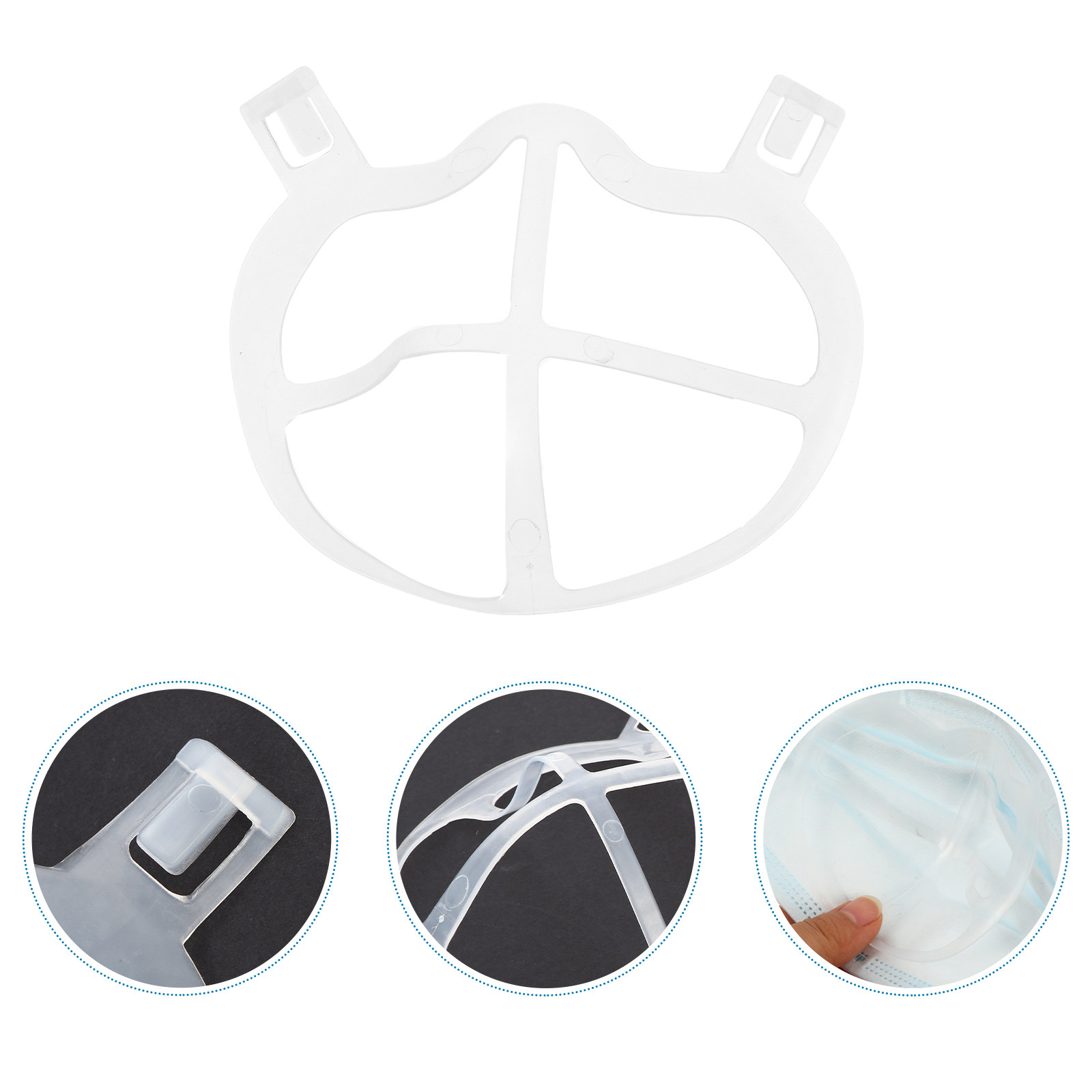 10 Stück ultradünne, atmungsak – Silicone Mask Bracket Bewertung und Preis